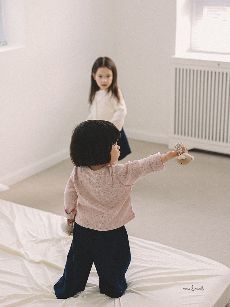 ［MELMEL］Balloon denim skirt