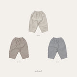 ［MELMEL］Striped hip pockets pants