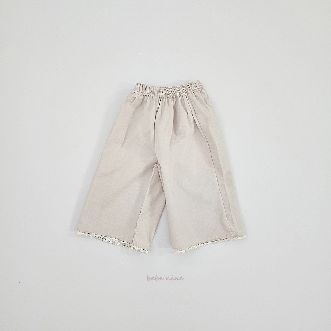 ［bebenine］Clora Lace Pants