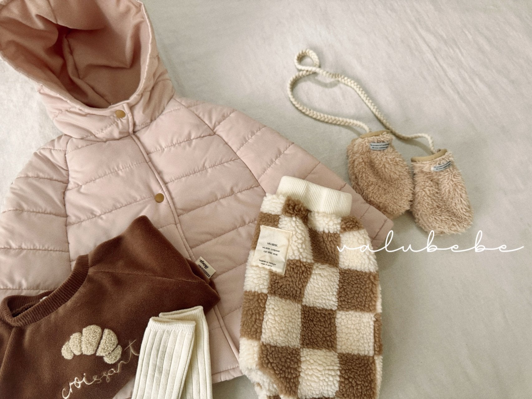 ［valubebe］Big check jogger pants (baby)