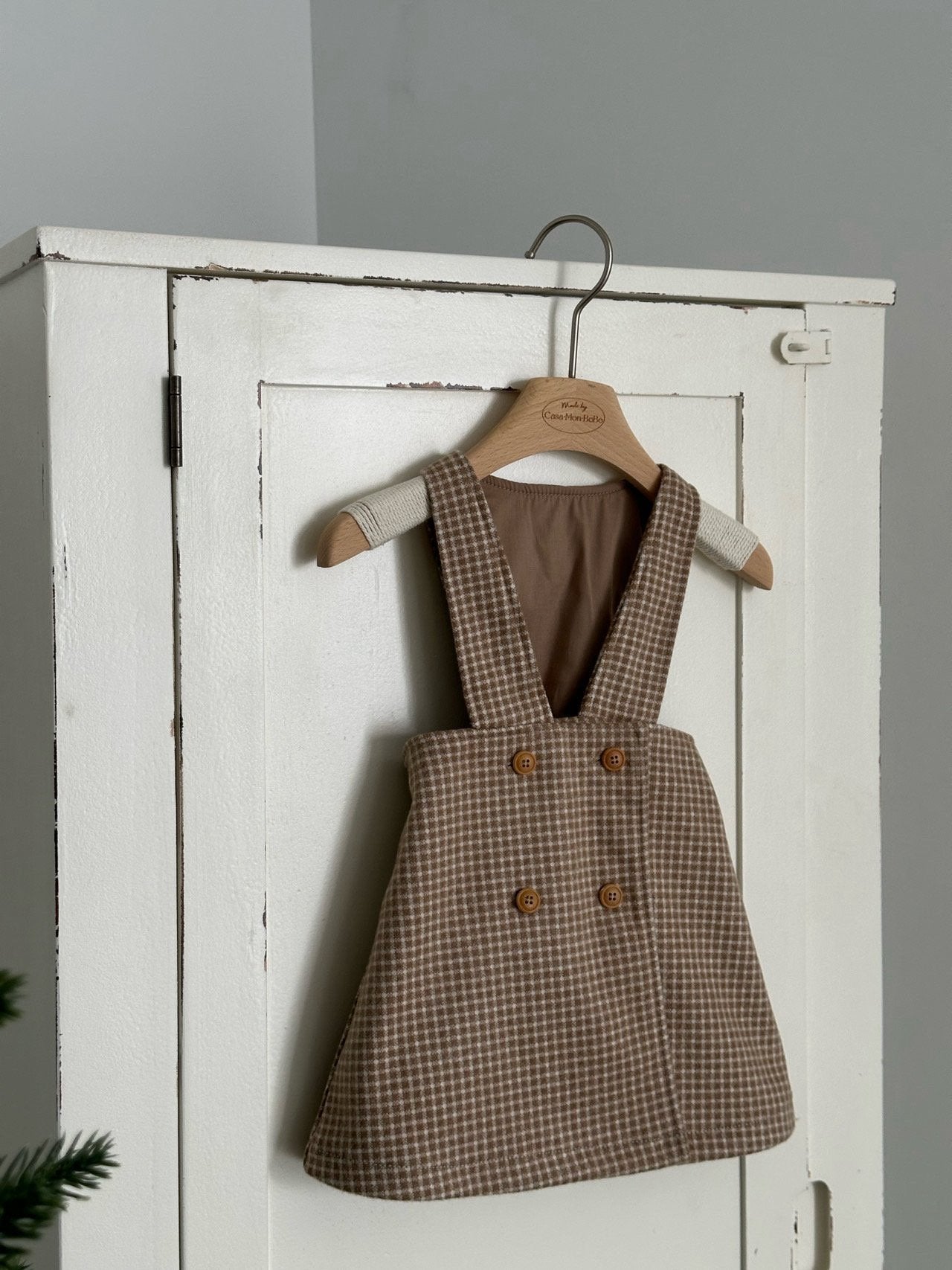 ［monbebe］Window check one-piece