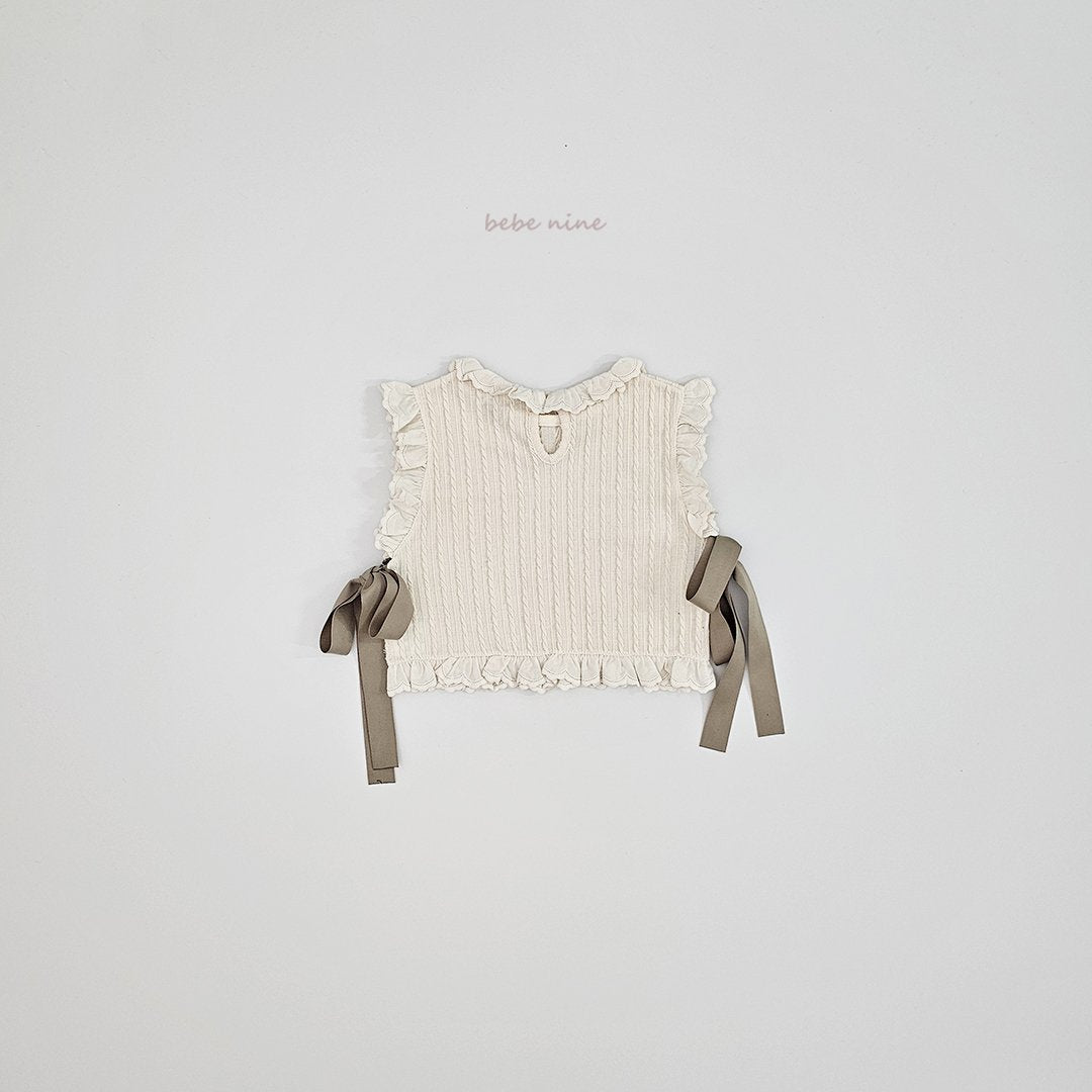 ［bebenine］Celine Knit Vest