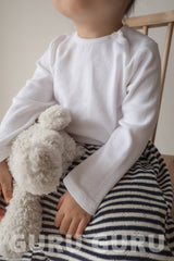 ［guru guru］Front slit tee (baby & kids)