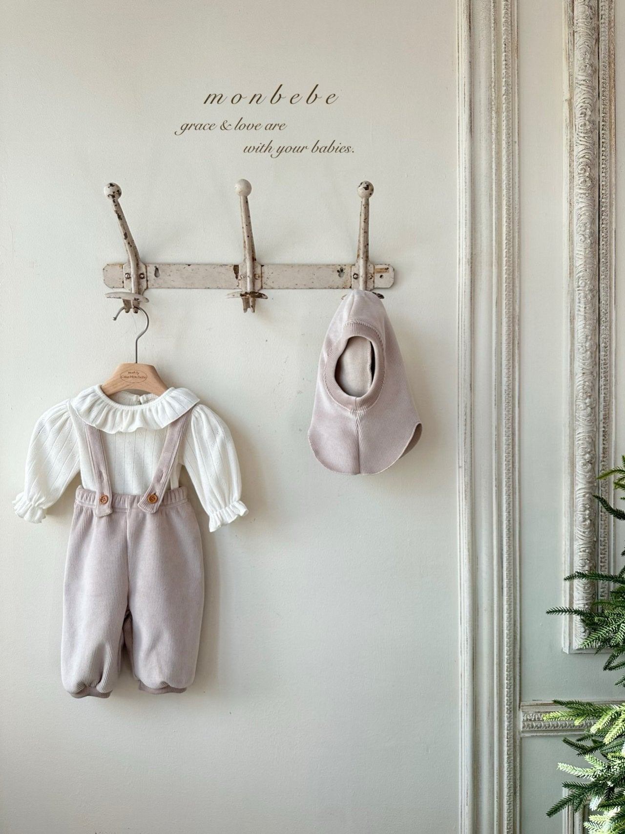 ［monbebe］Winter rib balaclava