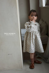 ［DISCO BONBON］Baba flower corduroy one-piece
