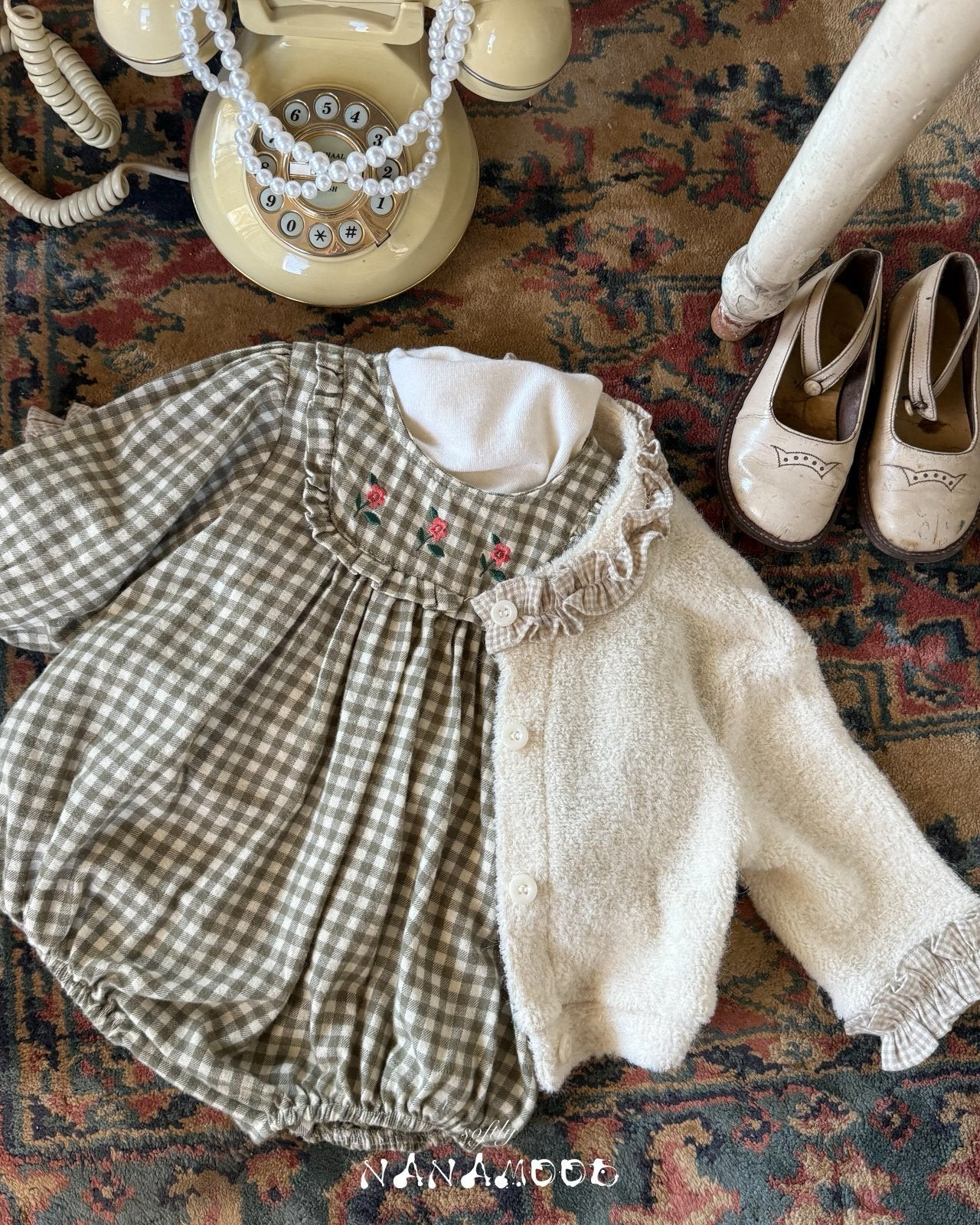 ［nanamood by BANANAJ］Bebe jelly cardigan