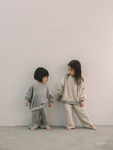 ［MELMEL］Stitched straight pants