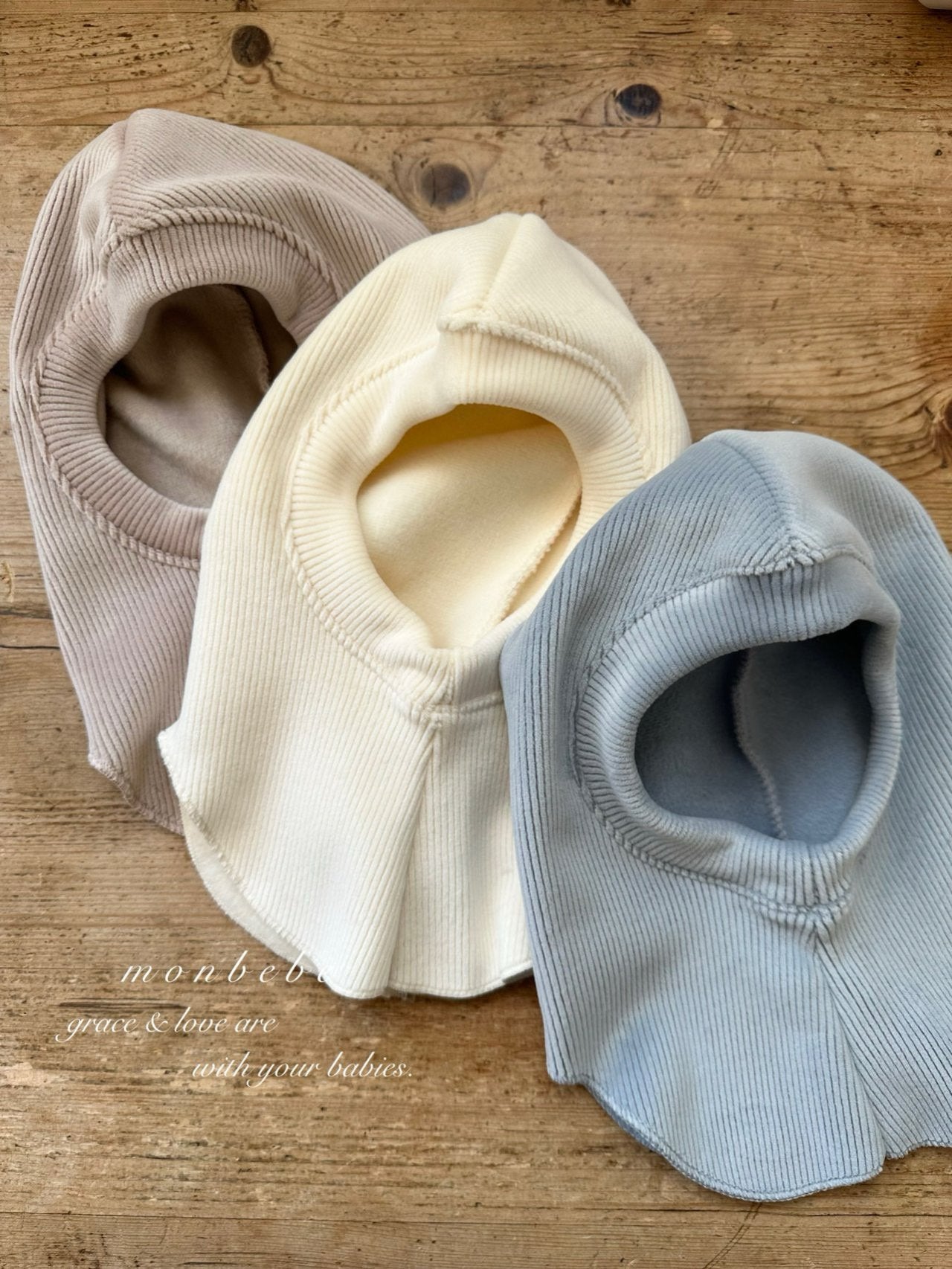 ［monbebe］Winter rib balaclava