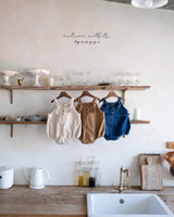［anggo］Cheese overall rompers