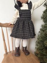 ［mimi market］Boucle apron one-piece