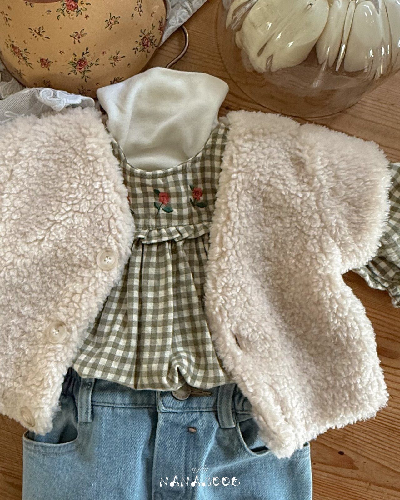 ［nanamood by BANANAJ］Soft turtleneck tee