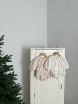 ［monbebe］Knit bonbon rompers