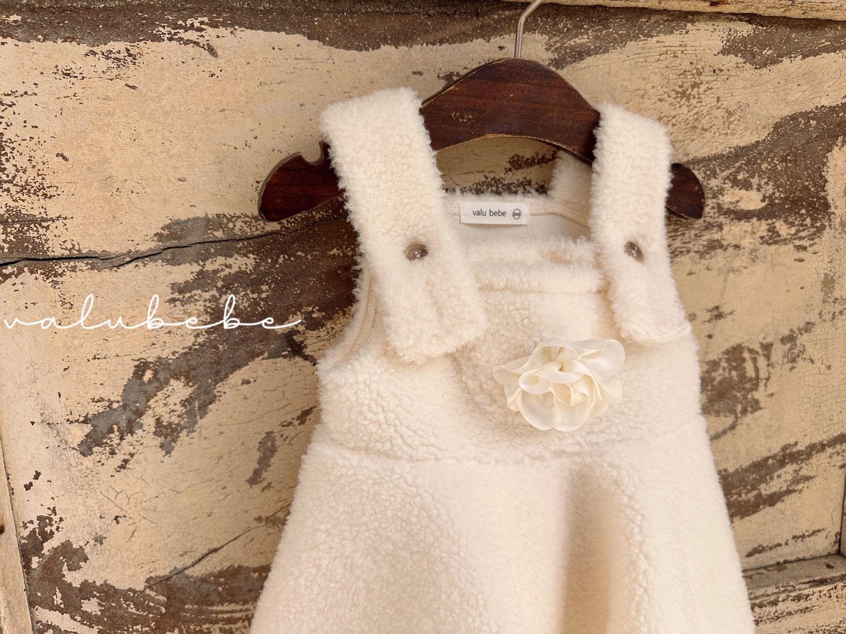 ［valubebe］Flower boa suspender skirt (baby)