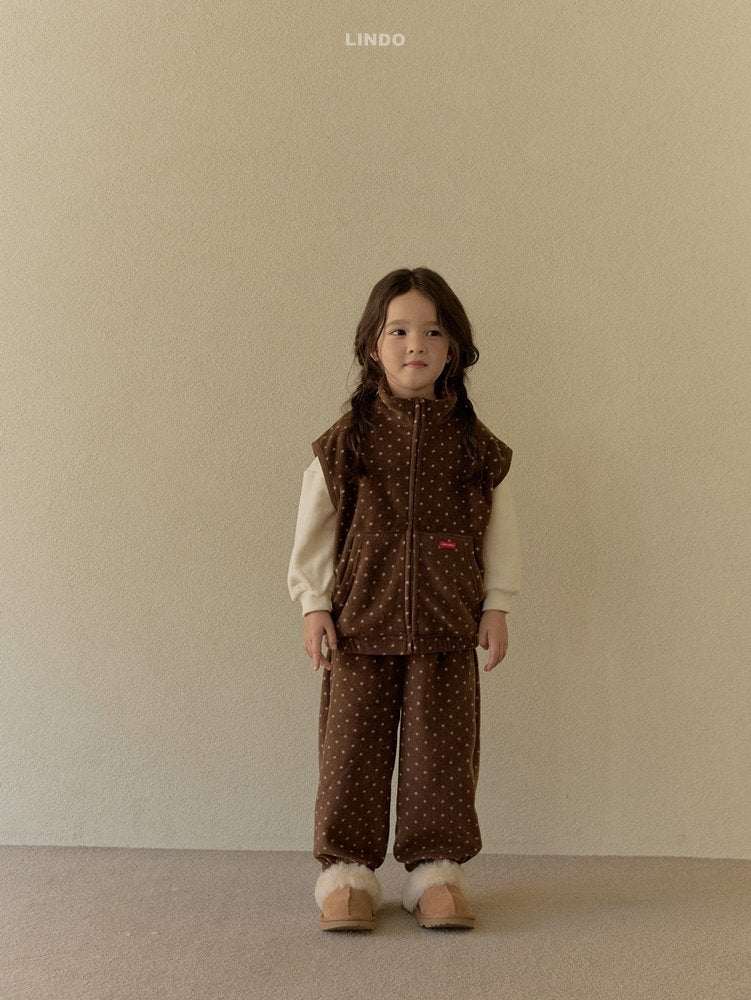 ［LINDO］Dot jogger pants