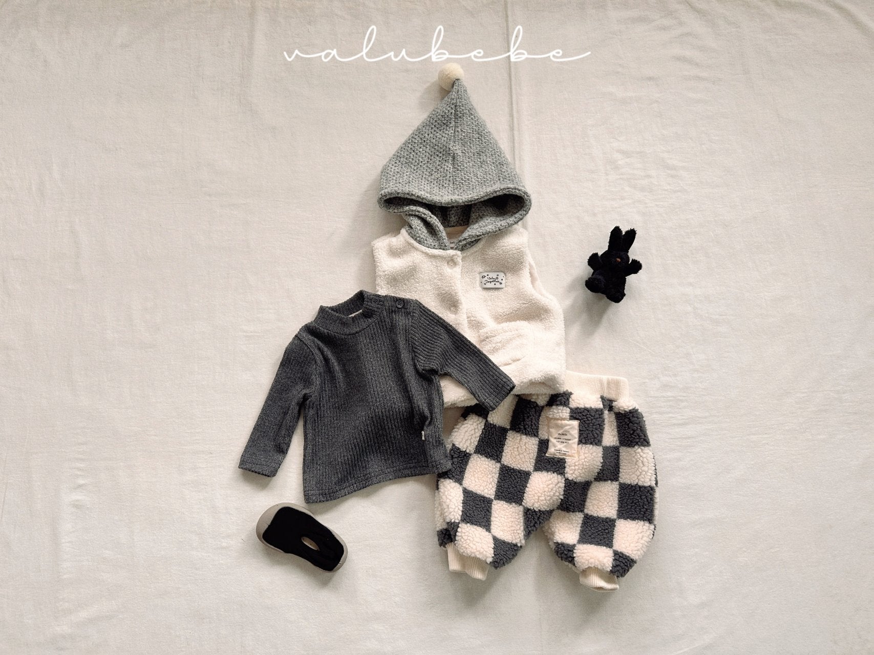 ［valubebe］Big check jogger pants (baby)
