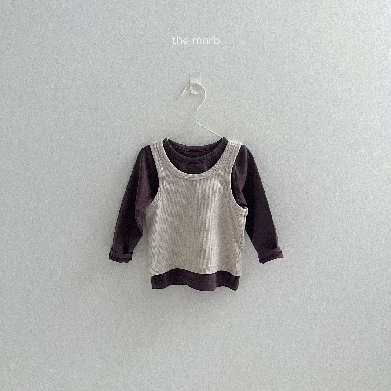 [minirobe] Stretch ribbed sleeveless