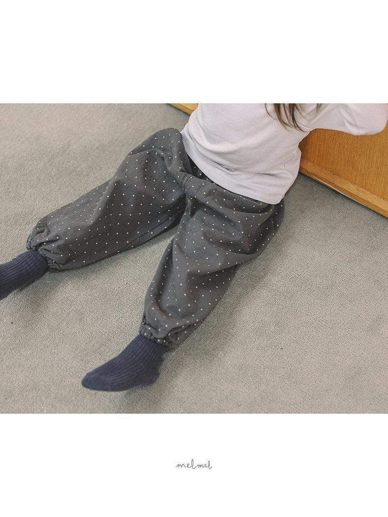 ［MELMEL］Dot jogger pants