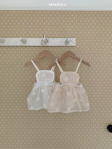 ［bebe holic］Rose apron skirt