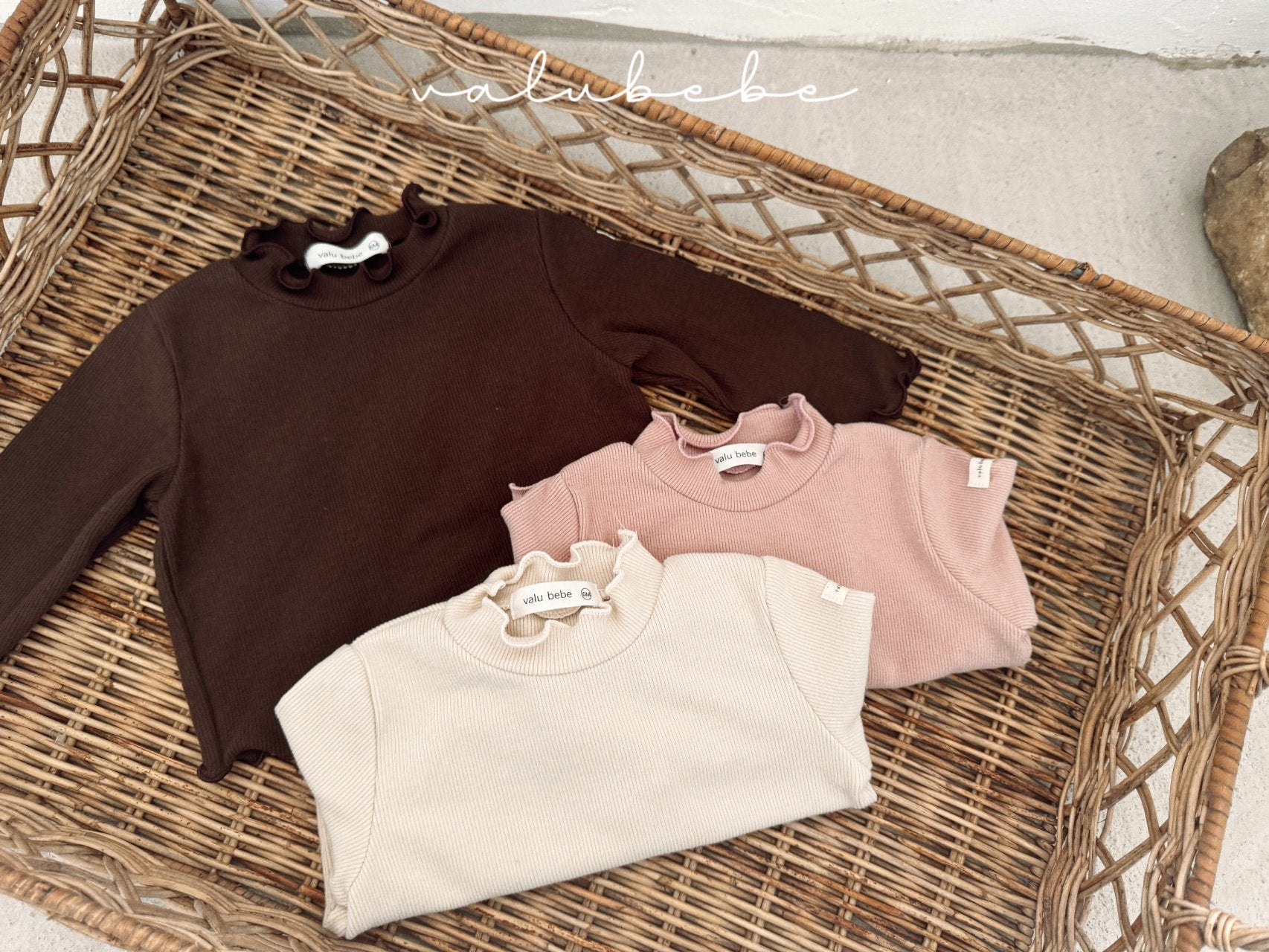 ［valubebe］Mellow half neck tops (baby)