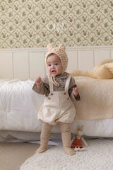 ［OREN］Noellin warm suspender pants