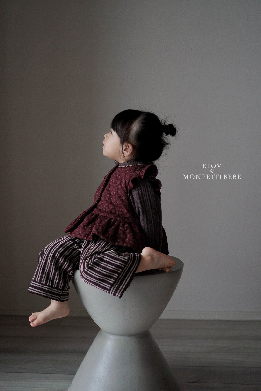 ［Mon petit bebe］Elva frill vest