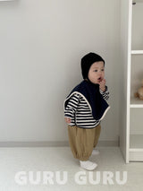 ［guru guru］Stripe loose tee (baby & kids)