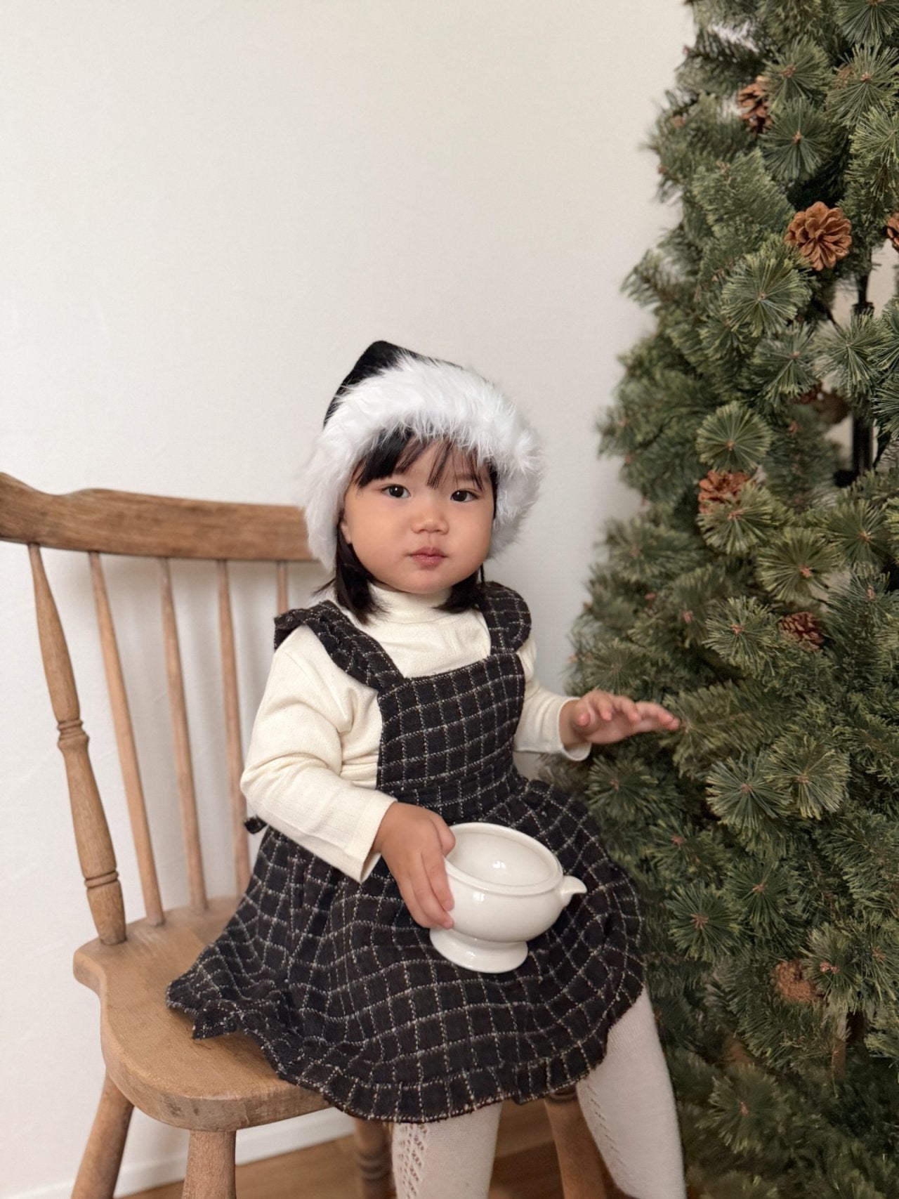 ［mimi market］Eyelet turtleneck tee