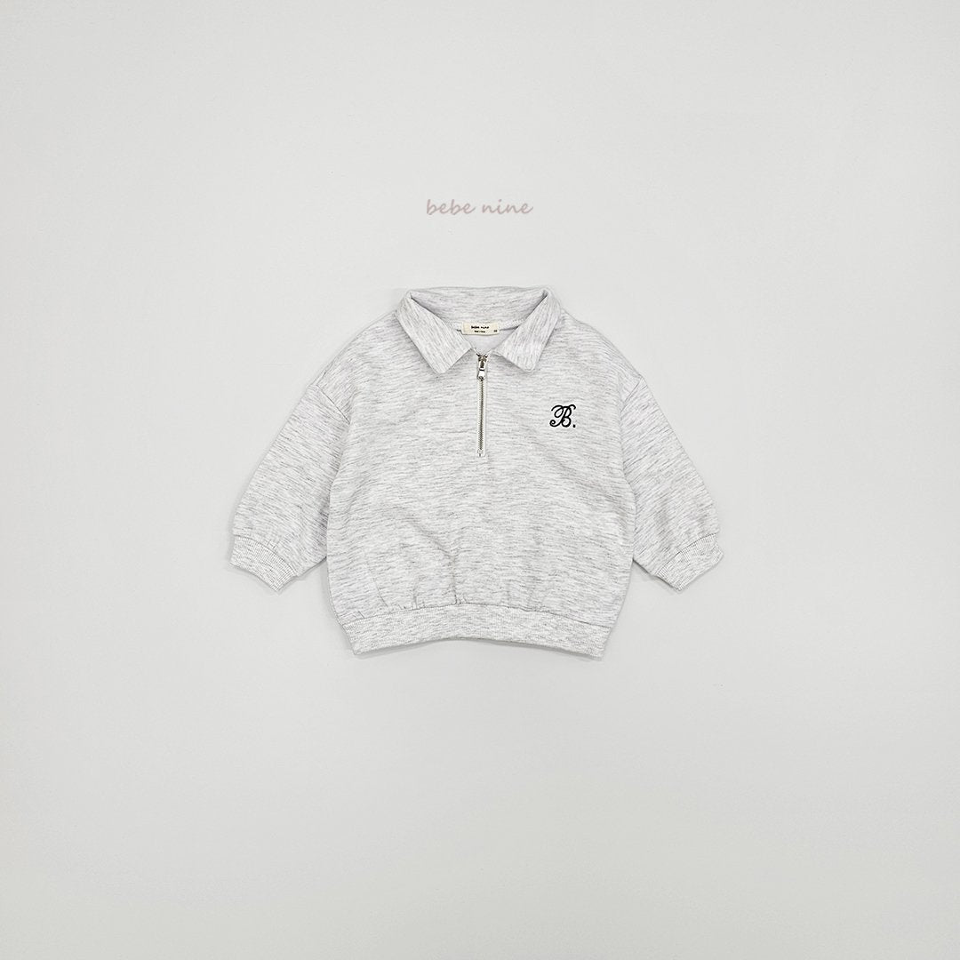 ［bebenine］Nine Zip-Up Sweatshirt