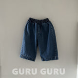 ［guru guru］Wide denim pants (baby & kids)