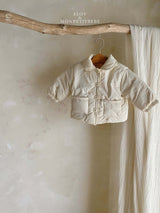 ［Mon petit bebe］Ella embroidery jumper (3oz)