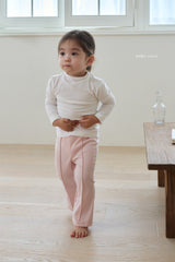 ［bebenine］Black Pink Flare Pants