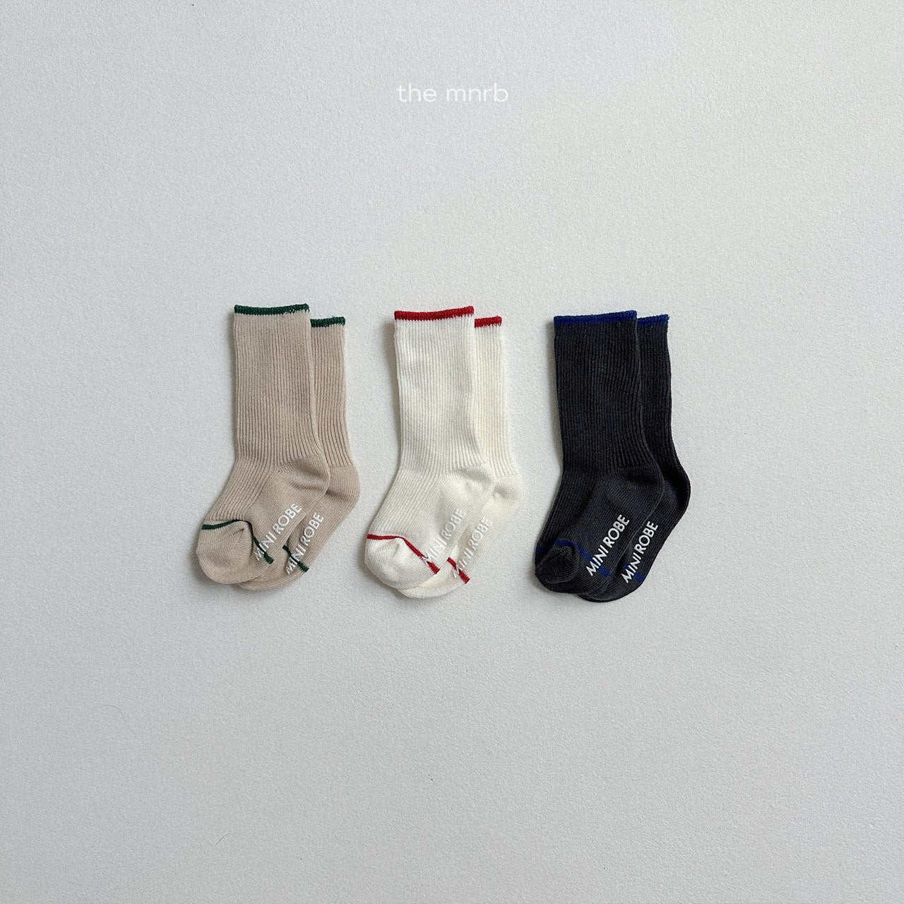 [minirobe] Candy socks 3 piece set
