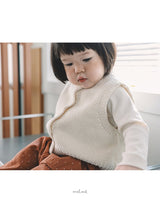 ［MELMEL］Knit vest