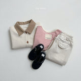 [minirobe] Cocoa stripe tee