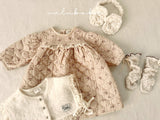 ［valubebe］Floral ribbon socks (baby)