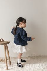 ［guru guru］Dot balloon one-piece (baby & kids)