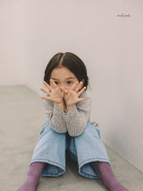 ［MELMEL］Loose fit denim pants