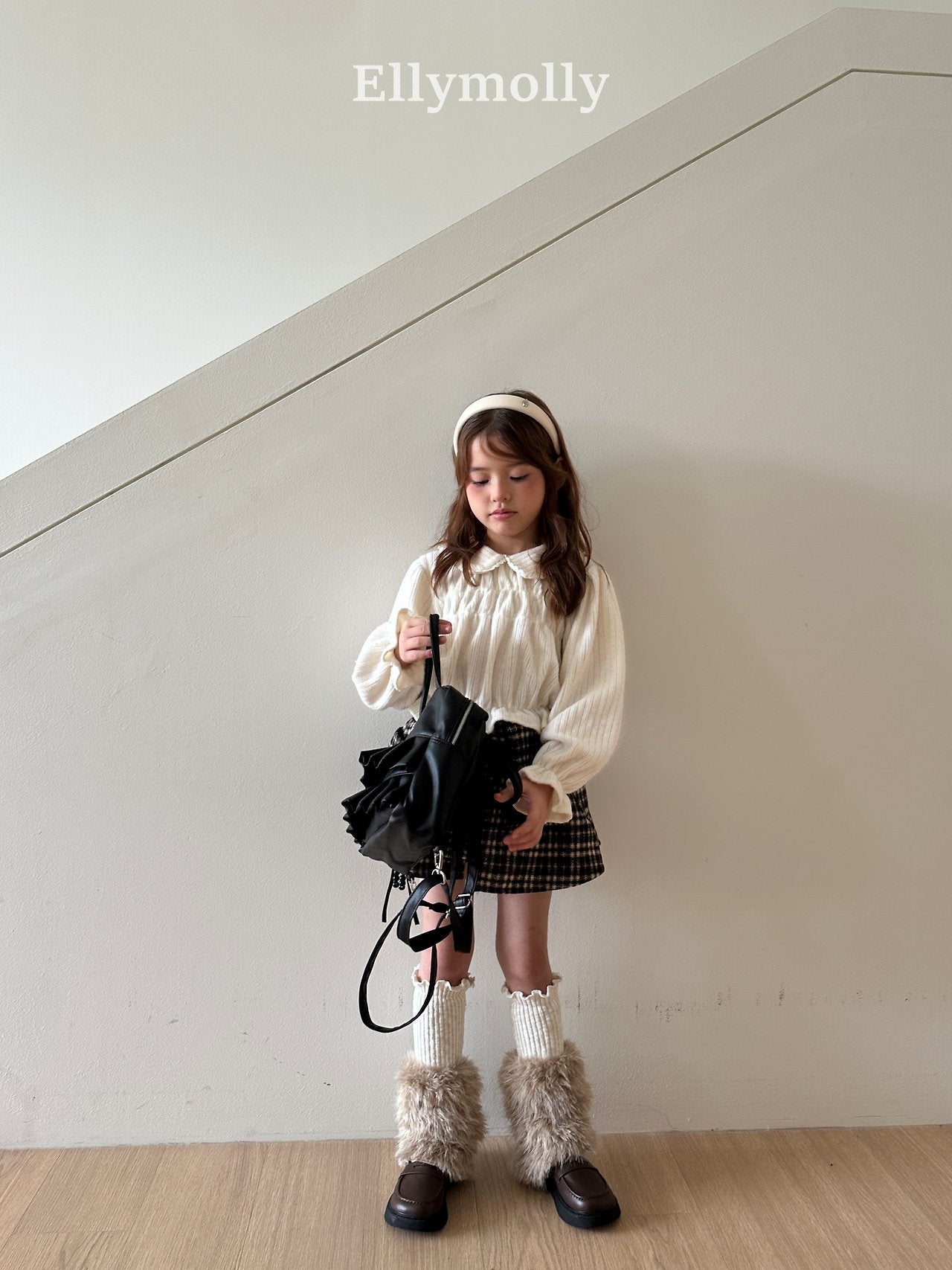 ［ELLY MOLLY］Square frill bag
