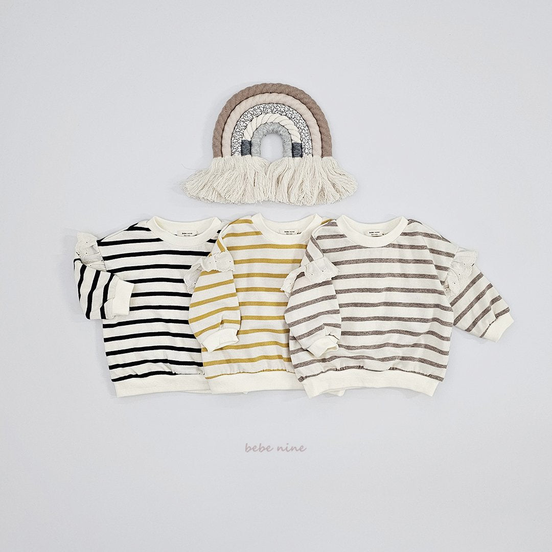 ［bebenine］Bonnie Frill Sweatshirt