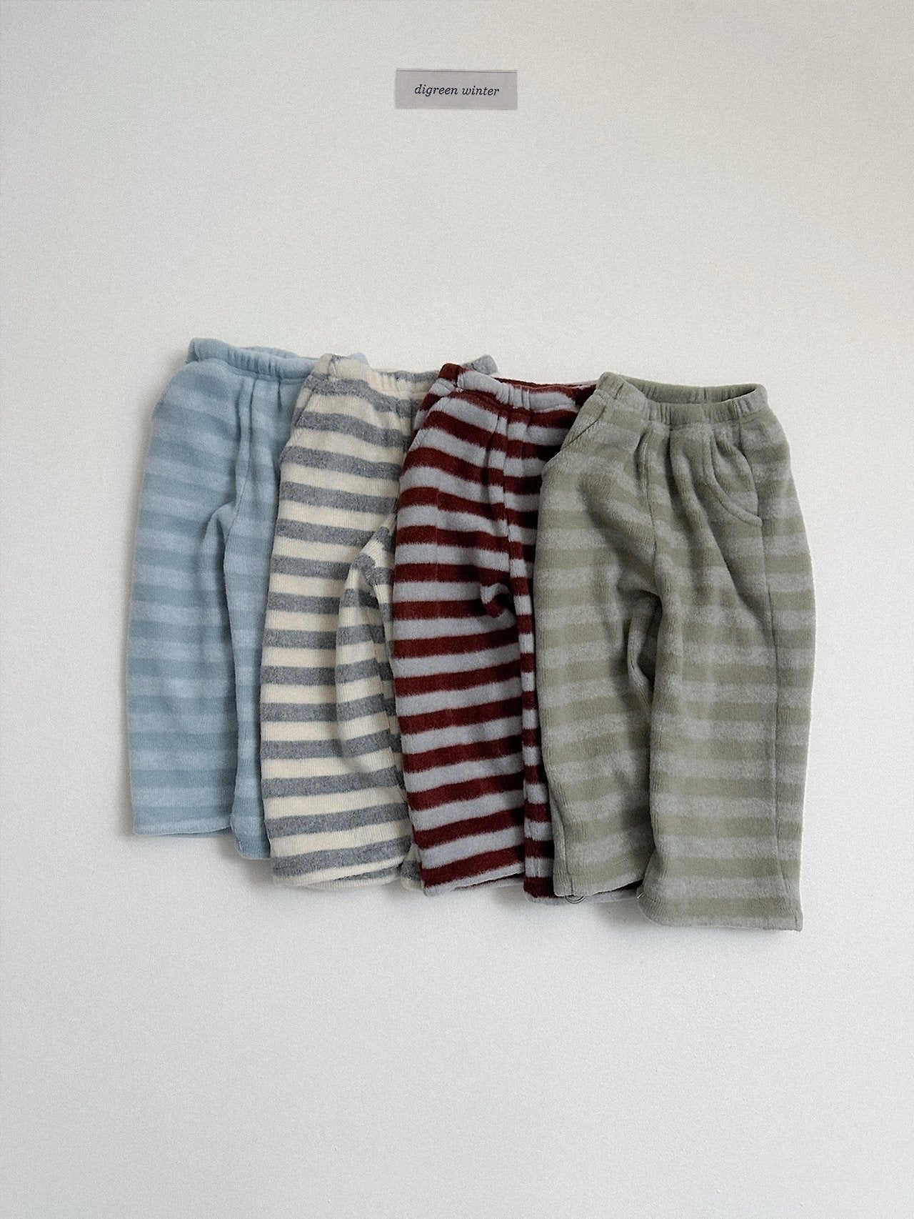 [digreen] Heat Stripe Pants
