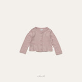 ［MELMEL］Eyelet cardigan