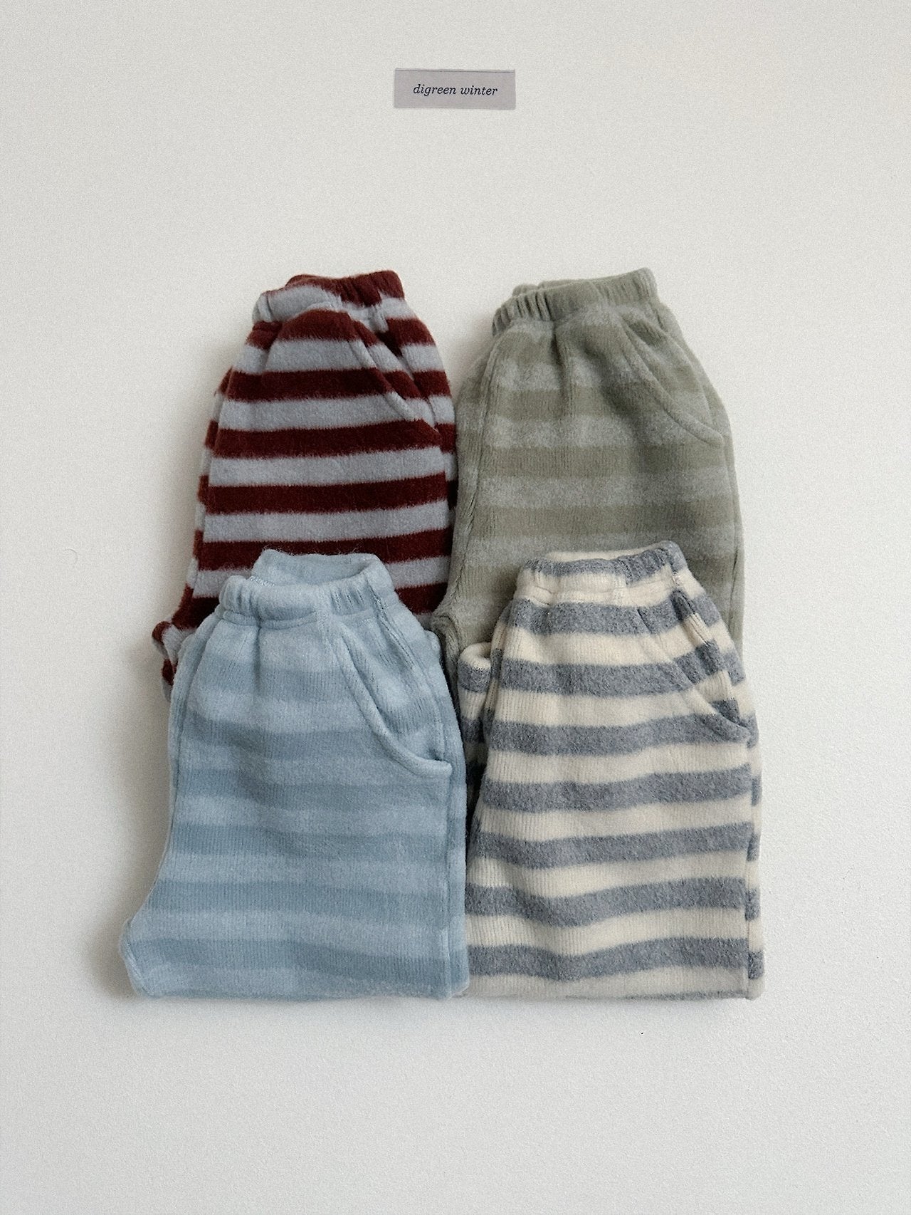 [digreen] Heat Stripe Pants