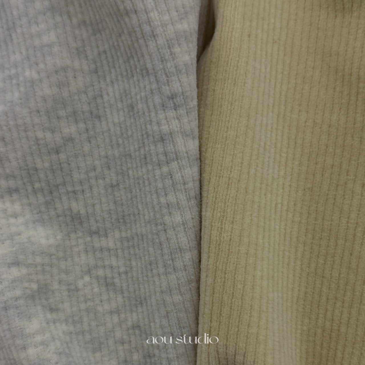 ［aou studio］Cream hoodie