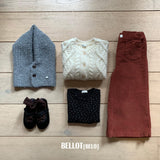 ［BELLOT］Alpha wool cardigan (kids)