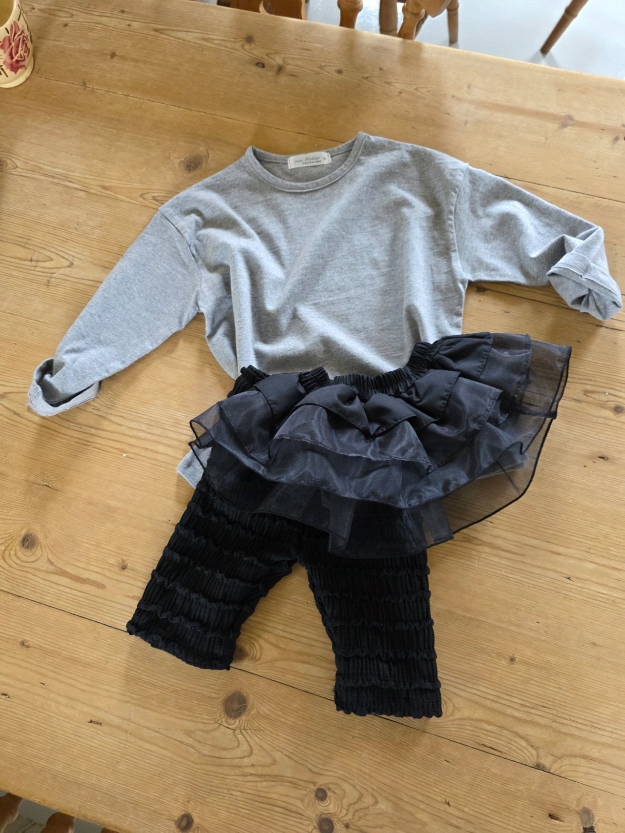 ［mon Atelier］Loose long tee