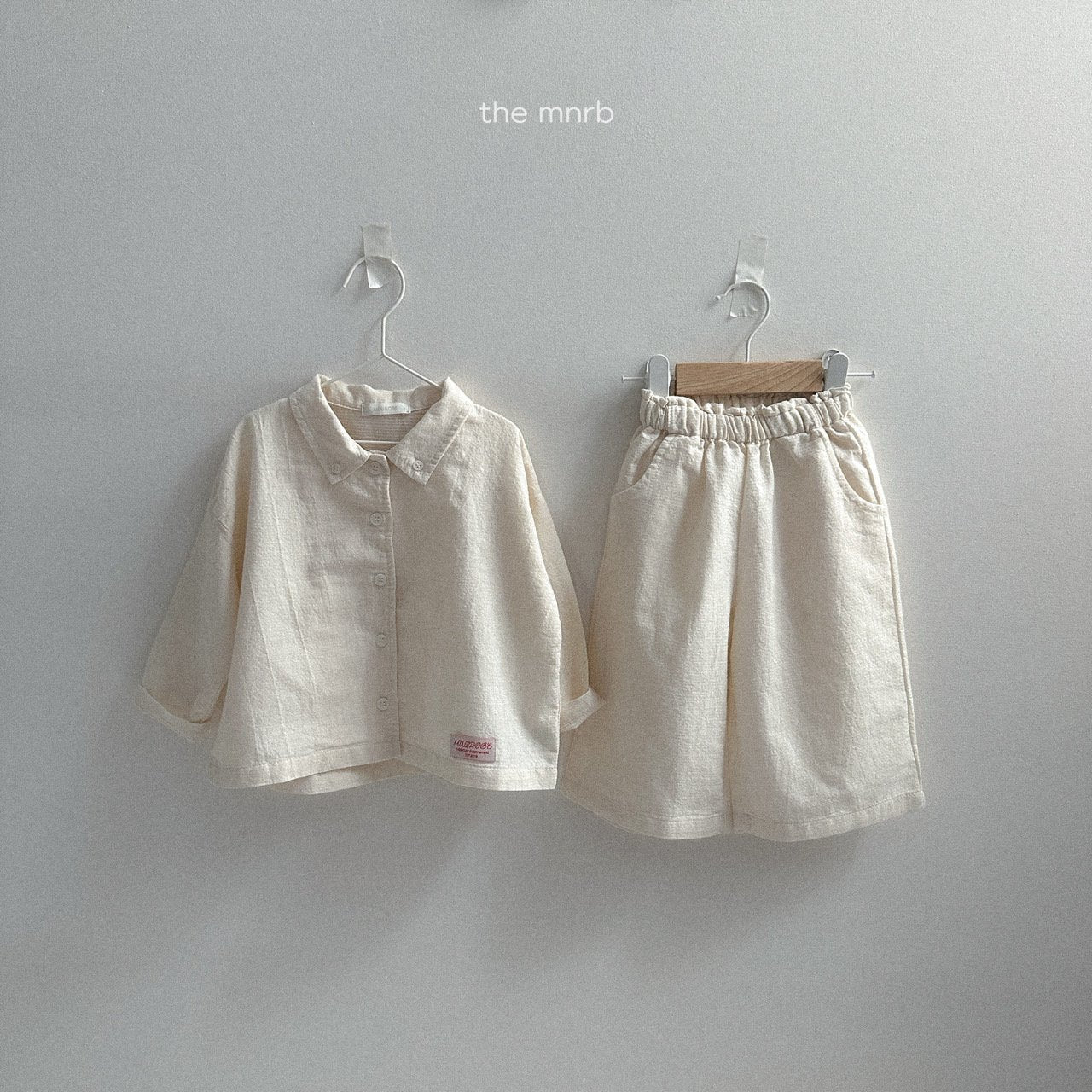 [minirobe] Salt collar shirt