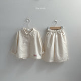 [minirobe] Salt collar shirt
