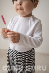 ［guru guru］Front slit tee (baby & kids)