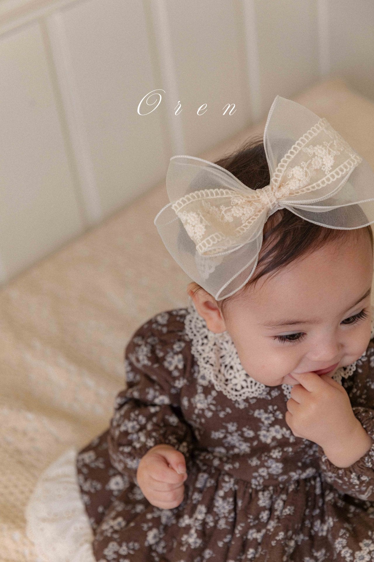 ［OREN］Selena flower padding suit