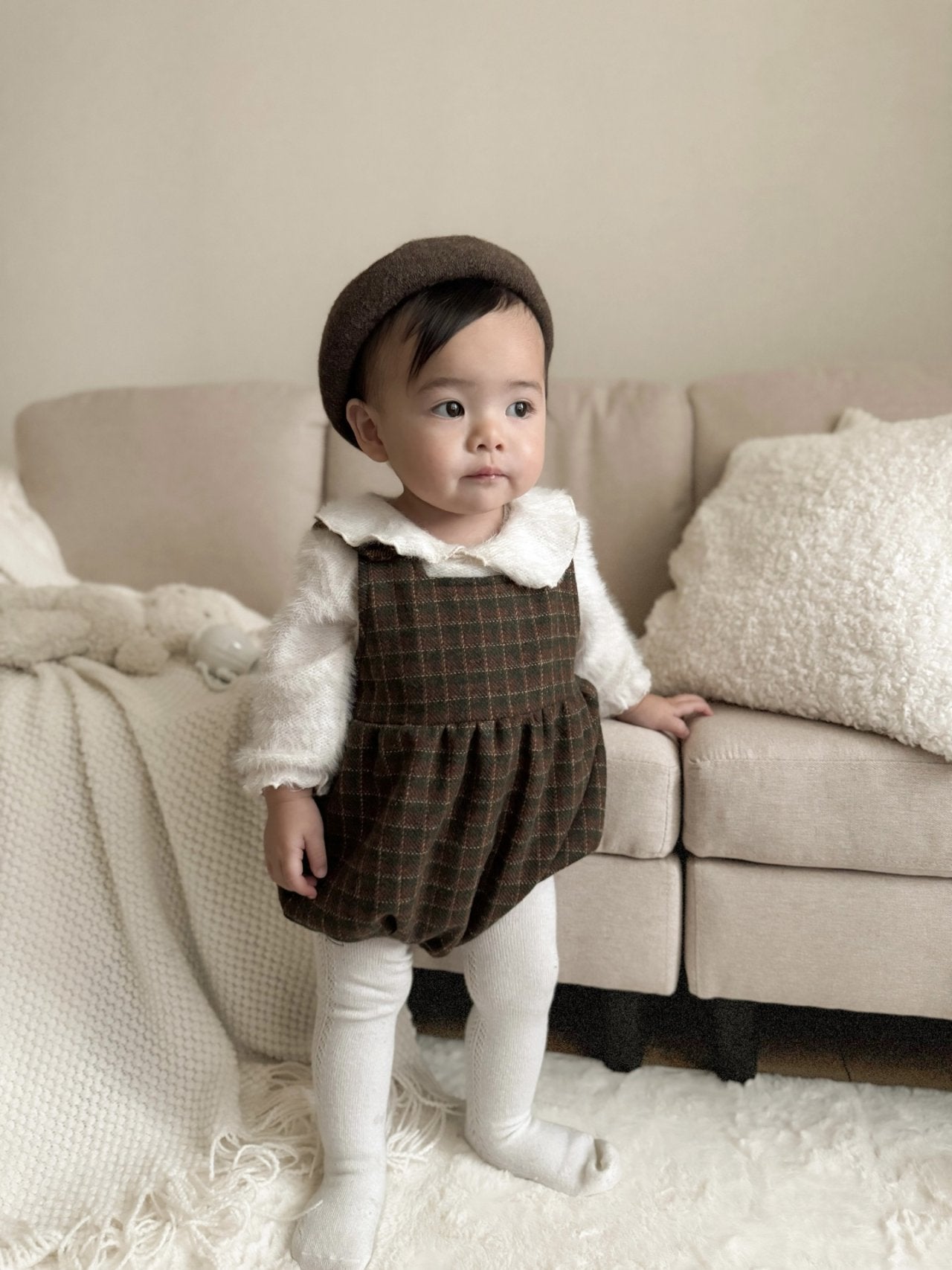 ［mimi market］Angola collar tops